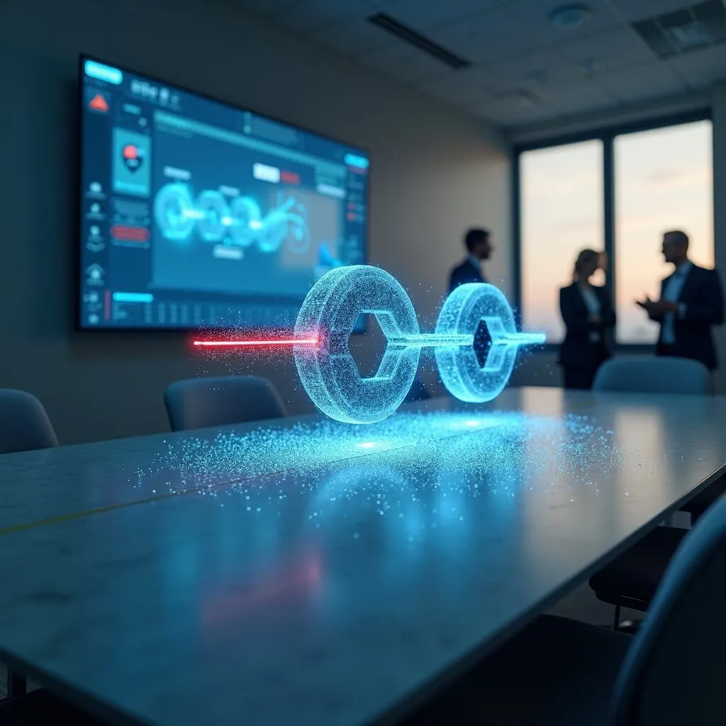 Prozessfluss Illustration